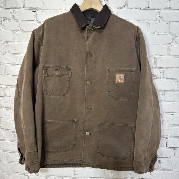 Carhartt Other - Vintage CARHARTT Barn Chore Jacket 2XL C02 CHT Blanket Lined Coat USA UNION MADE